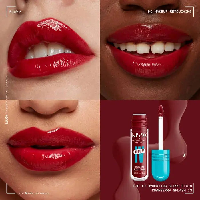 NYX Lip IV Hydrating Lip Gloss Stain