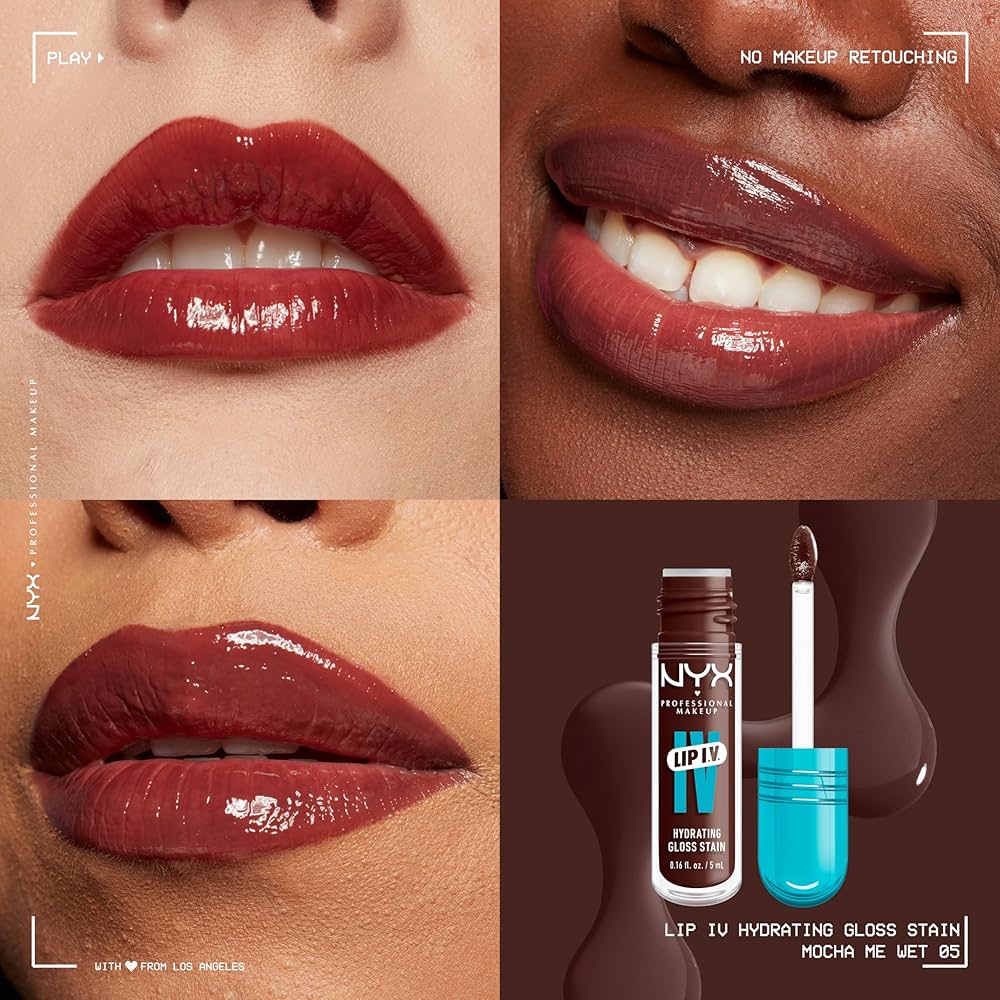 NYX Lip IV Hydrating Lip Gloss Stain