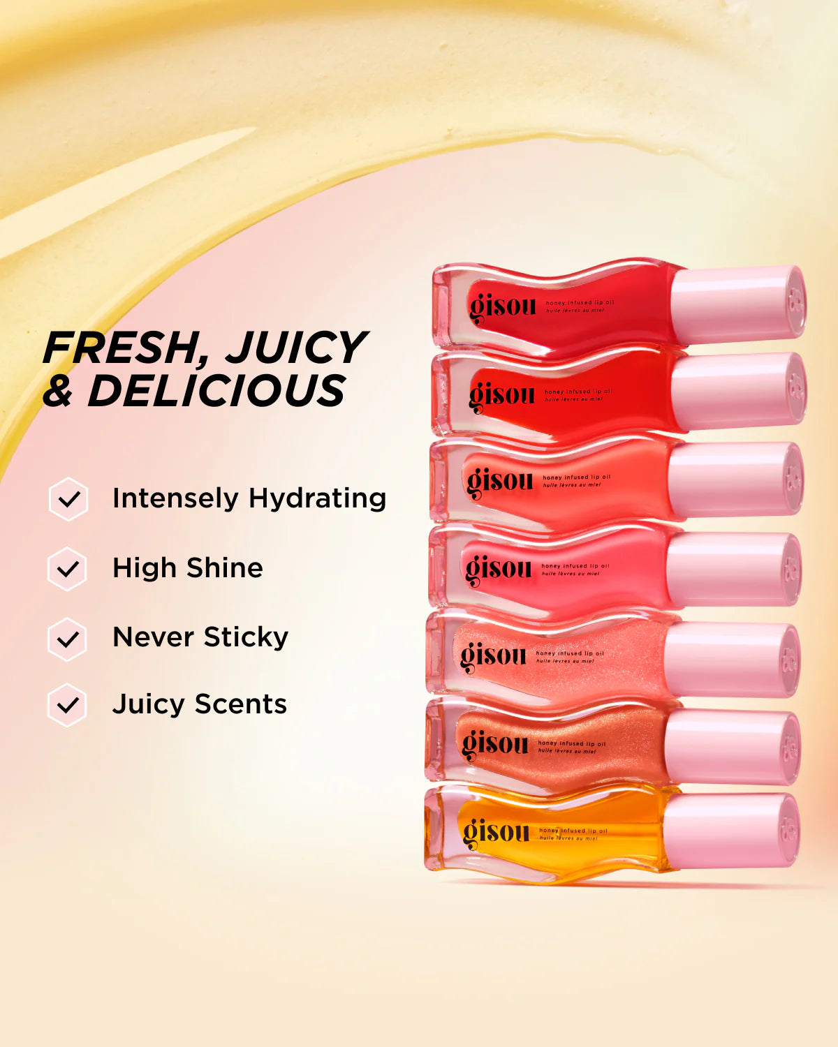 Gisou Honey Infused Hydrating Lip Oil