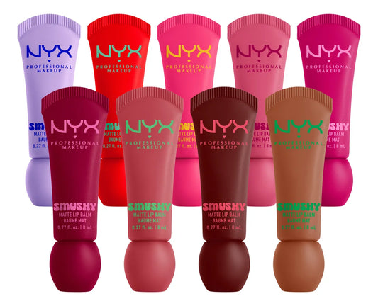 NYX Professional Makeup Smushy, Matte Lip Balm, Soft Diffused Colour, Matte Finish