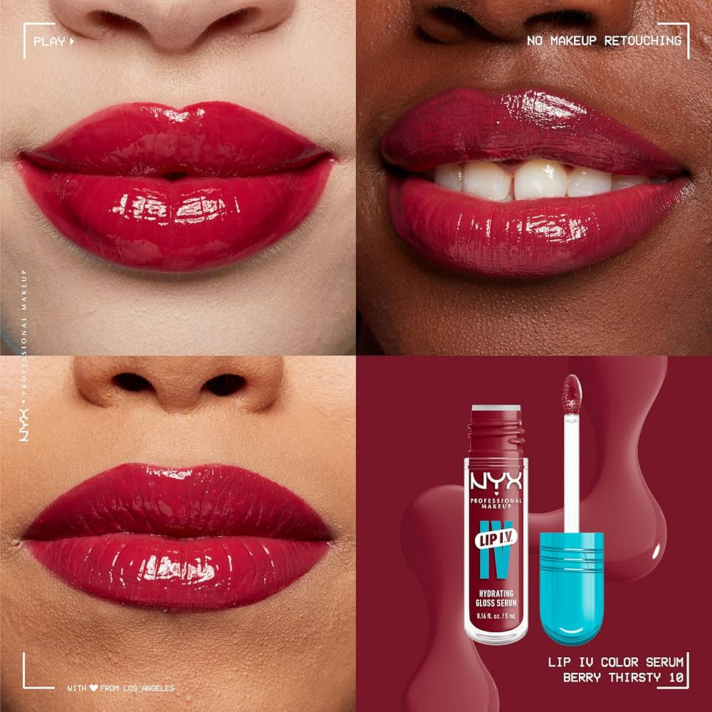NYX Lip IV Hydrating Lip Gloss Stain