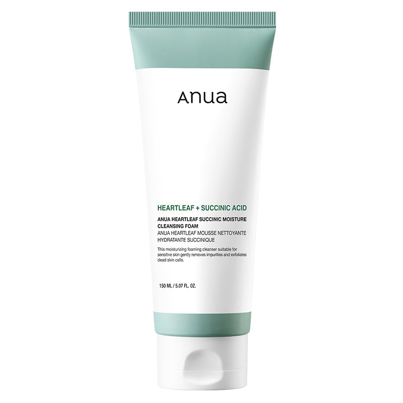 Anua - Heartleaf Succinic Moisture Cleansing Foam