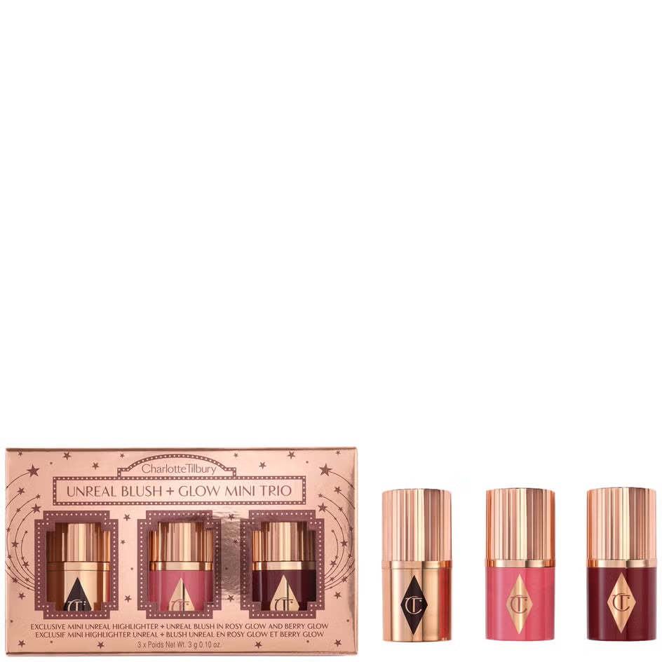 Charlotte Tilbury Unreal Blush + Glow Mini Trio