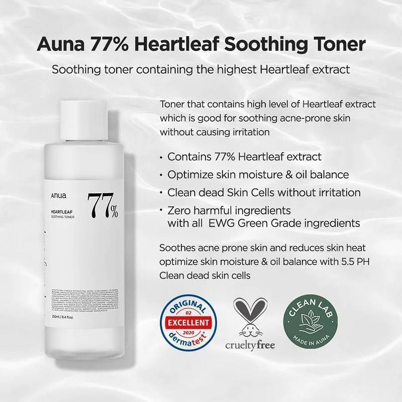 Anua - Heartleaf 77% Soothing Toner