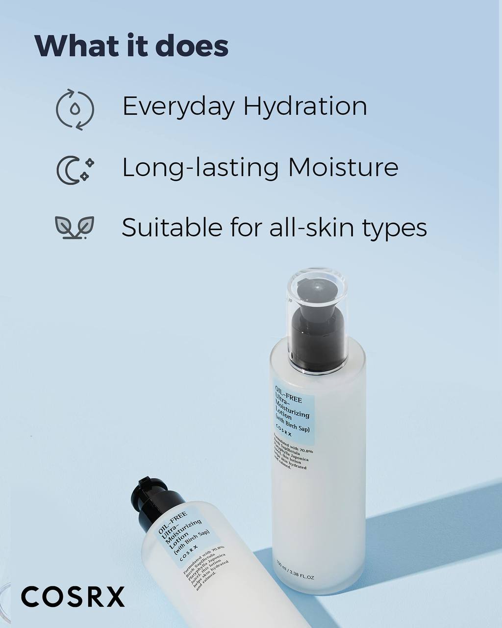 COSRX - Oil Free Ultra Moisturizing Lotion with Birch Sap