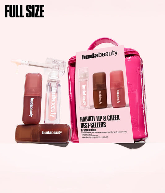 Huda beauty Lip & cheek best sellers kit