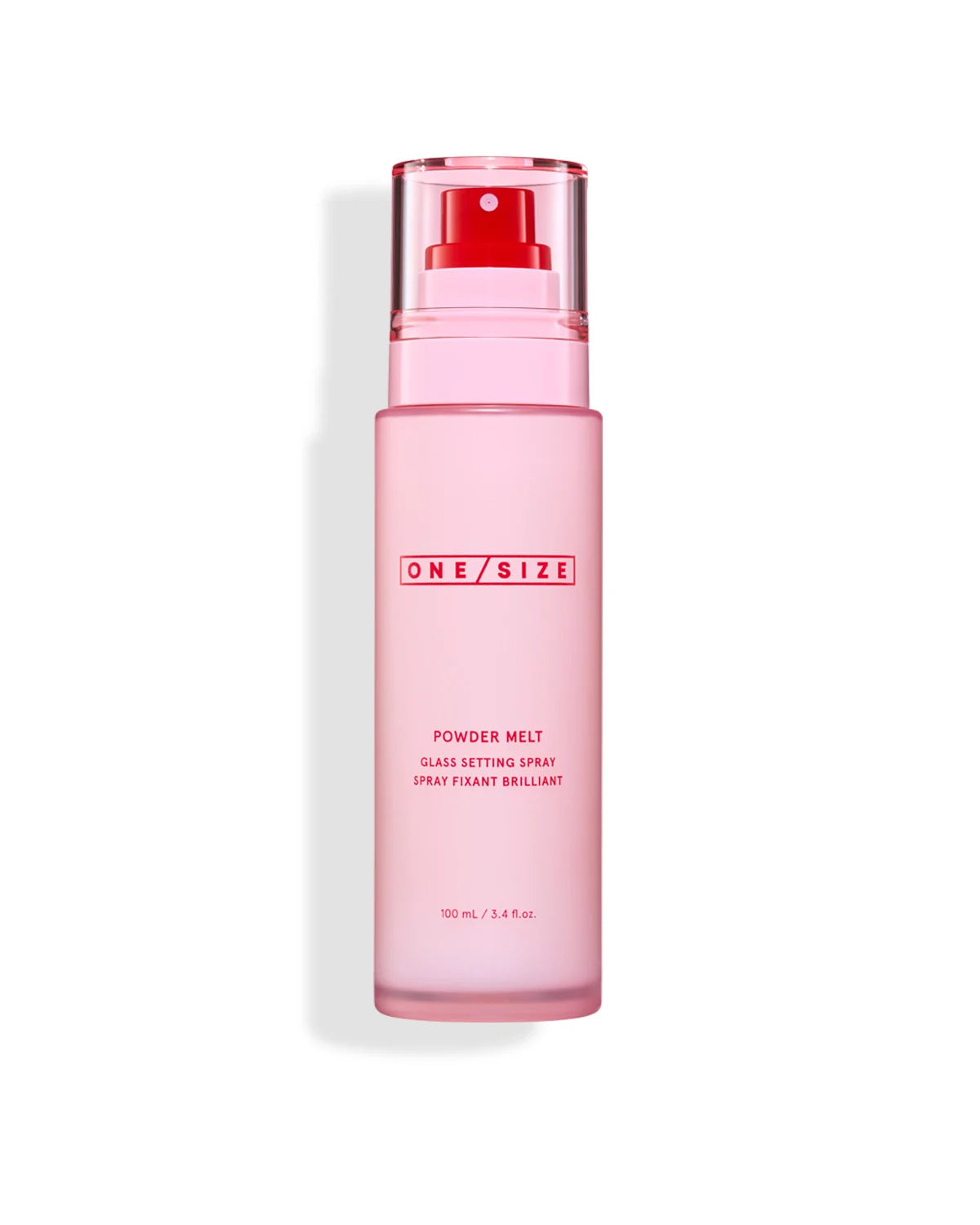 One size powder melt glass setting spray