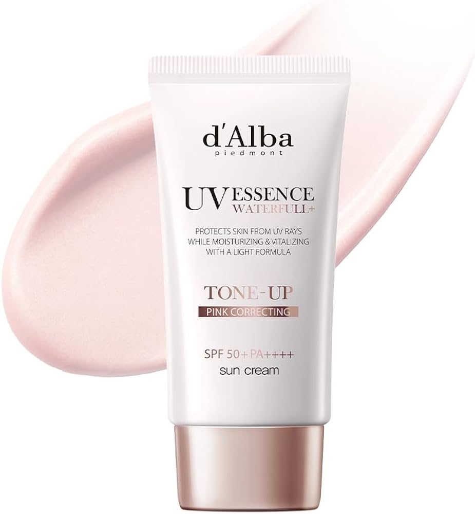 D’-alba - Waterfull Pink Correcting Tone-Up Sunscreen