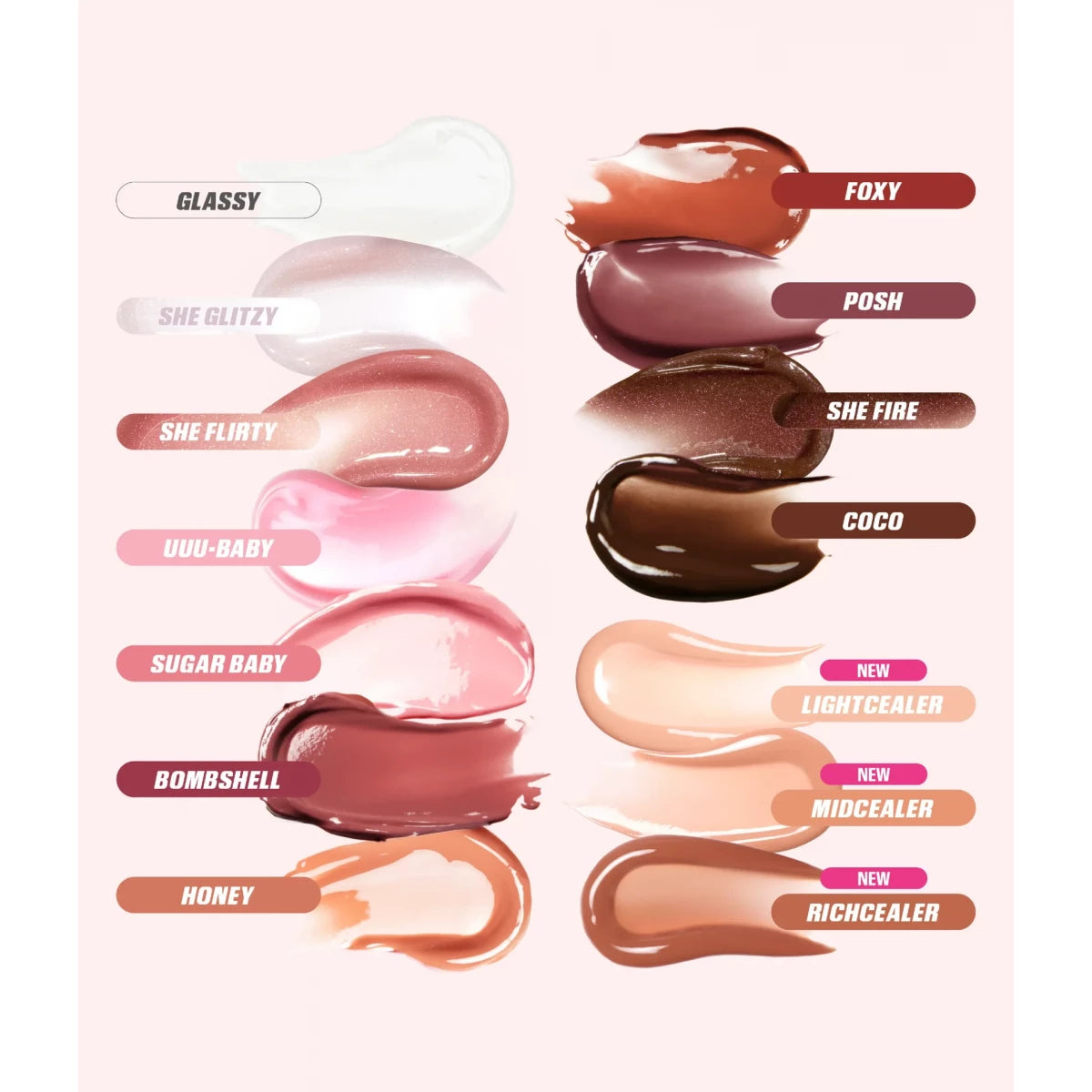 Huda Beauty faux filler extra shine lip gloss