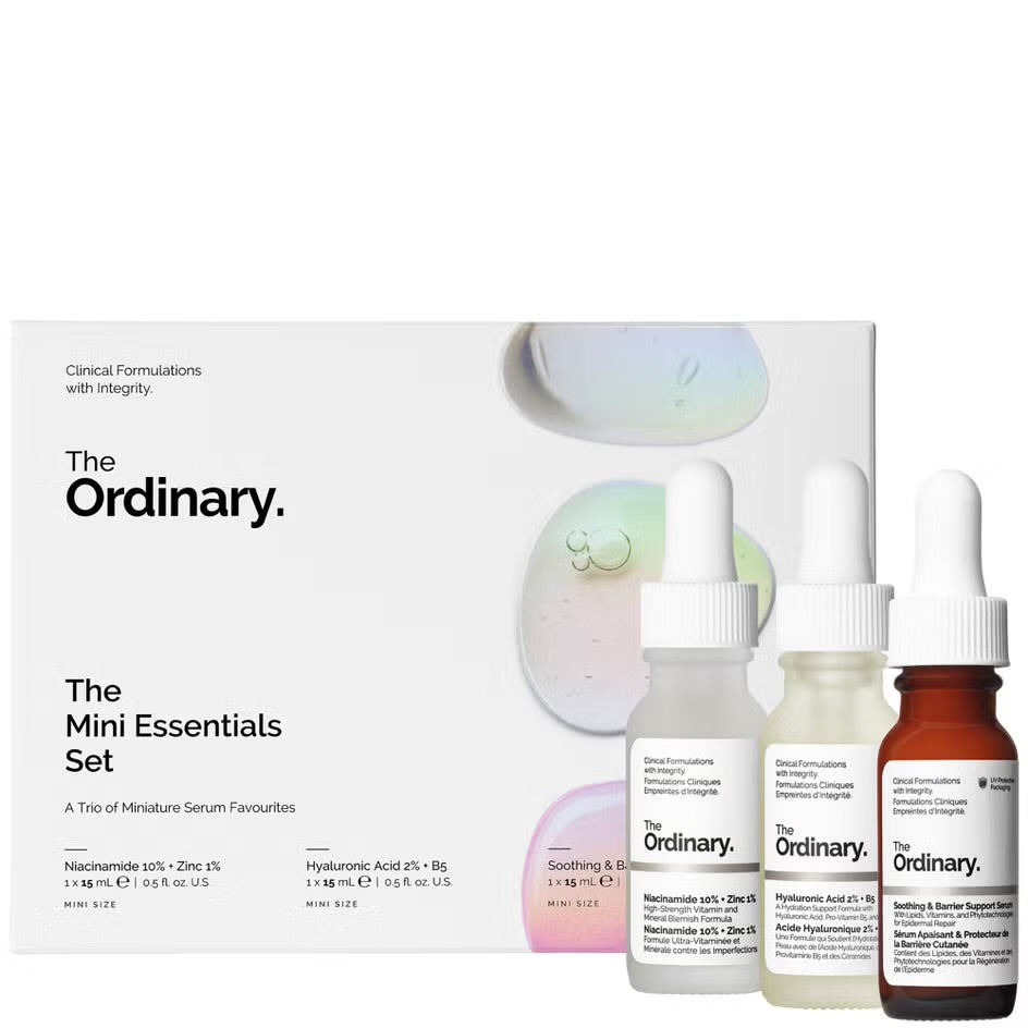 The Ordinary's The Mini Essentials Set for Brightening and Skin Barrier Repair
